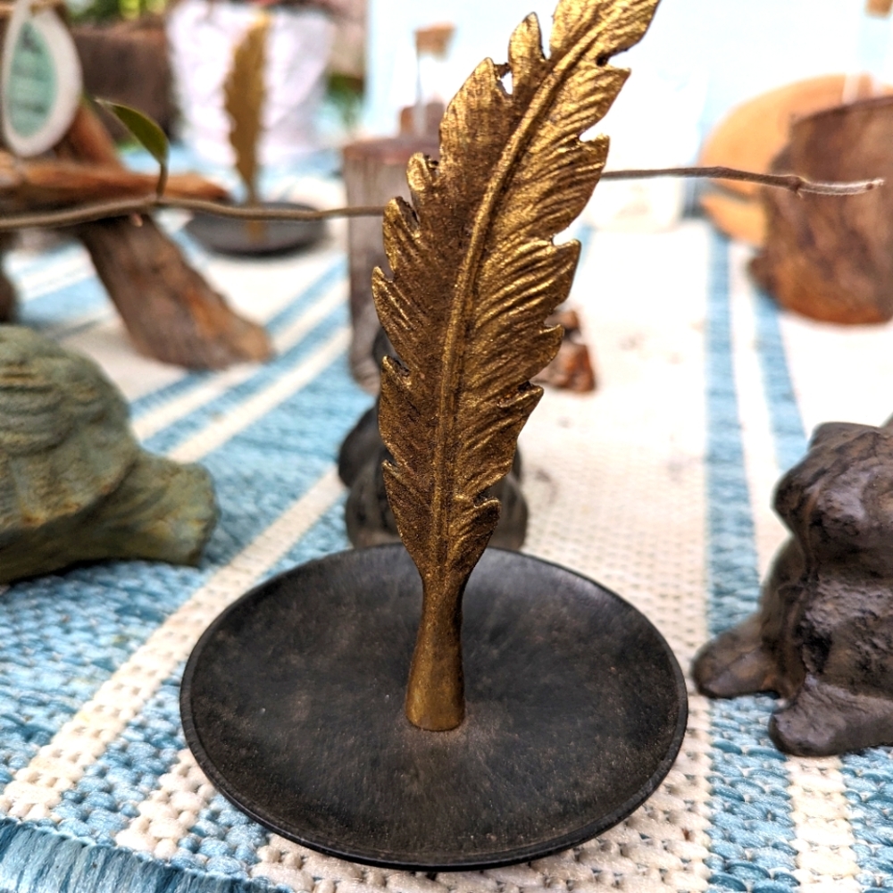 Feather Jewelry/Coin Holder